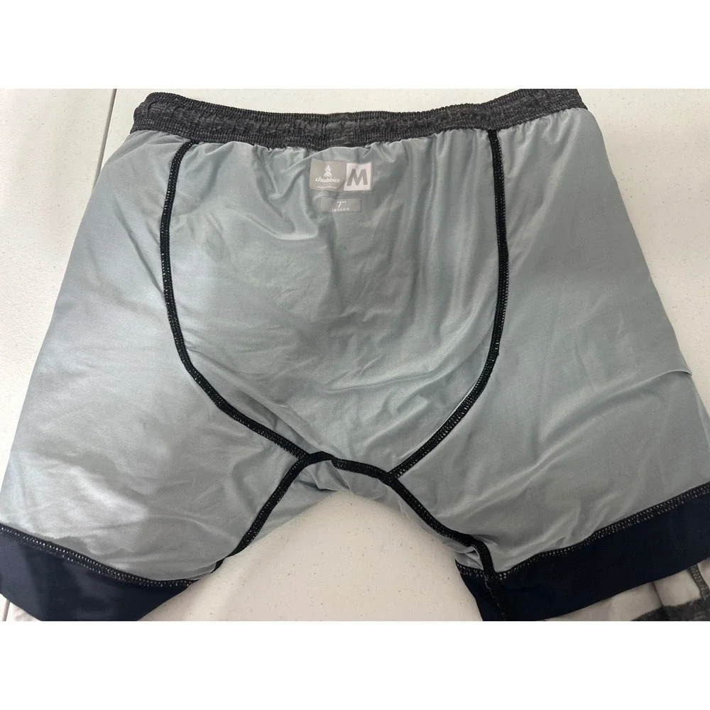 Chubbies Mens Ultimate Training Shorts Charcoal Gray Space Dye 7 Inseam Medium - Picture 8 of 8